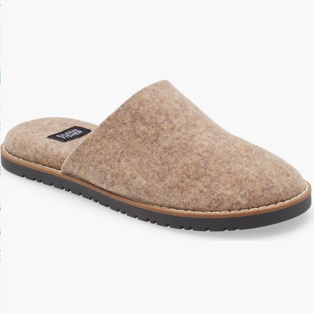 Eileen Fisher Cozy Wool Slides